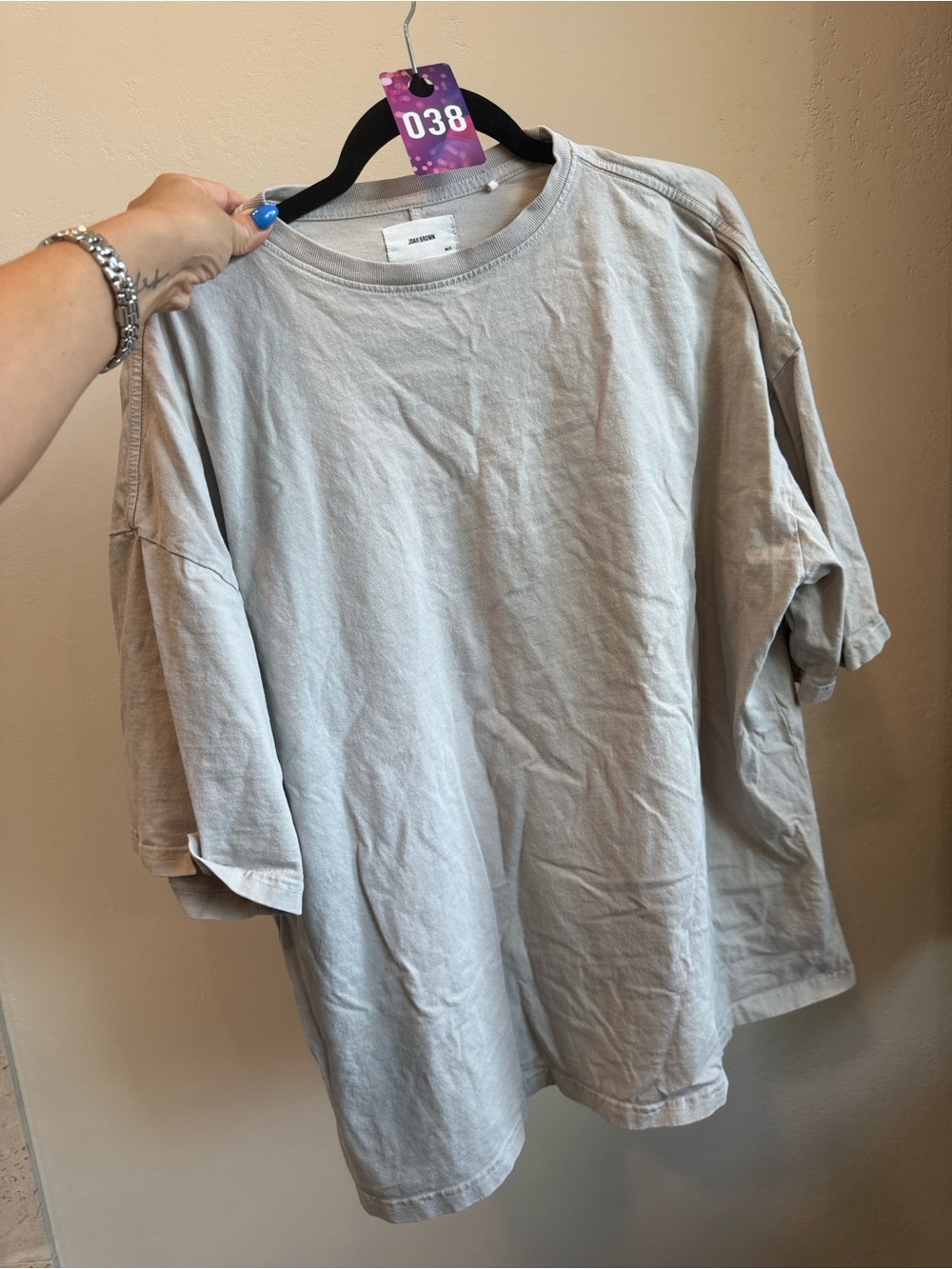 38. Joah Brown oversized Short-Sleeve Crewneck Tee
